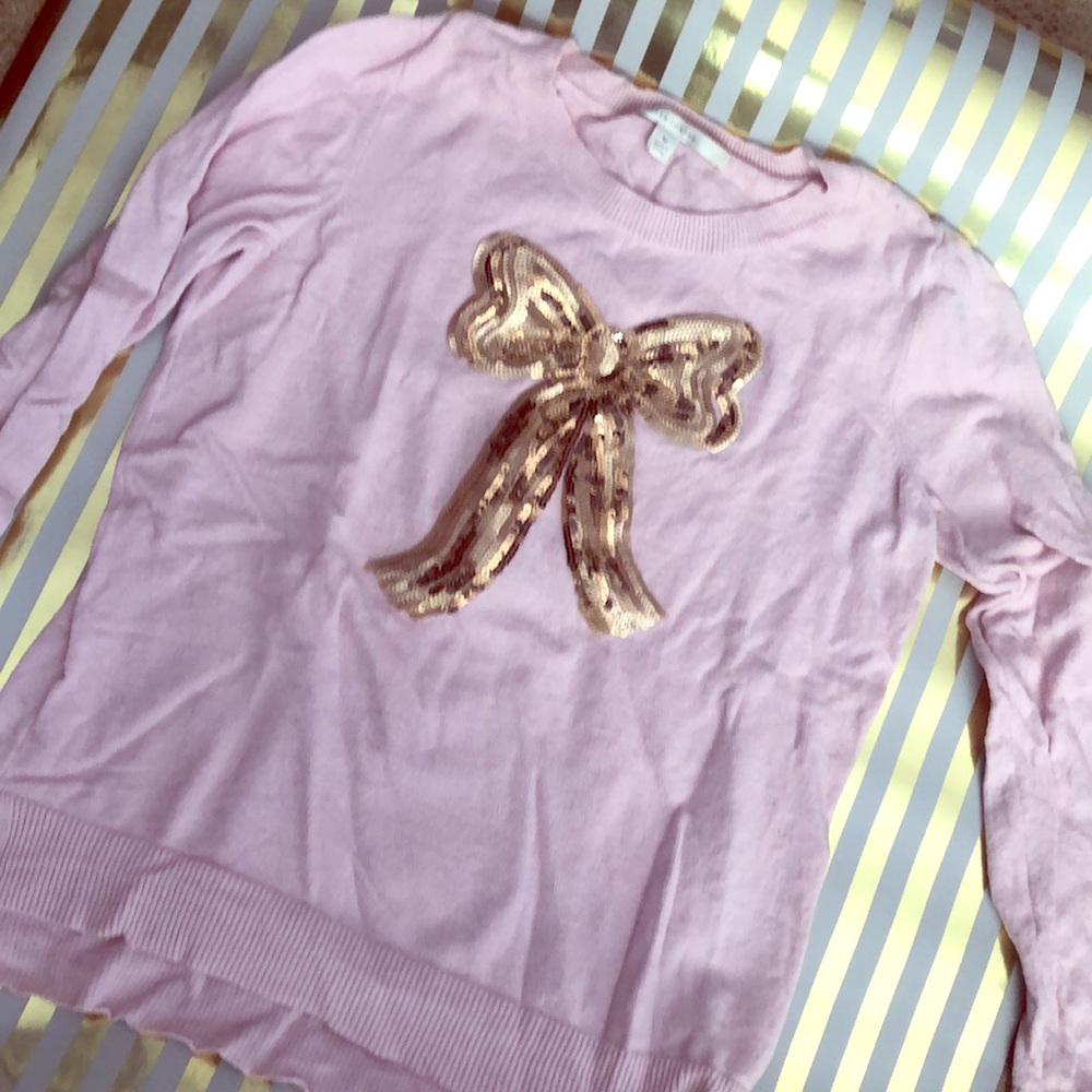 LC Lauren Conrad pink sweater